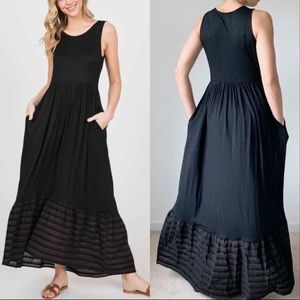 KIMBERLY Maxi dress in Black